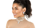 Teardrop - Rhinestone Ear Ring (4000)