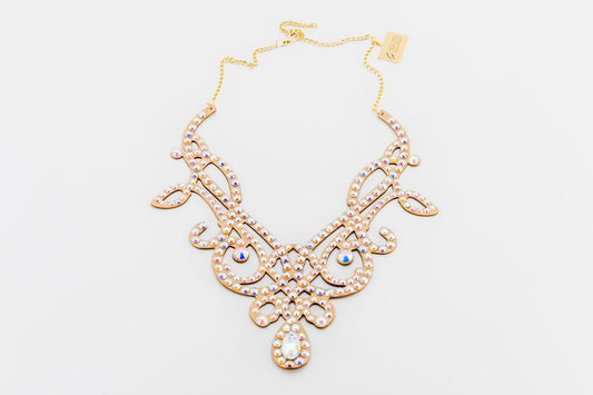 The Viscountess - Rhinestone Necklace (3010)