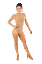 Mesh Long Sleeve Leotard (CW200)