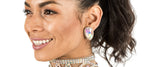 Teardrop - Rhinestone Ear Ring (4000)