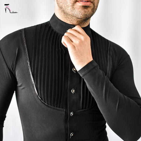 Mandarin collar 2025 dress shirt